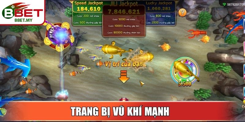 Bắn Cá Jackpot BBet – Kích Hoạt Jackpot Khủng Trong Tích Tắc 4 Sin88 Trang bị vũ khí mạnh để hạ gục sinh vật