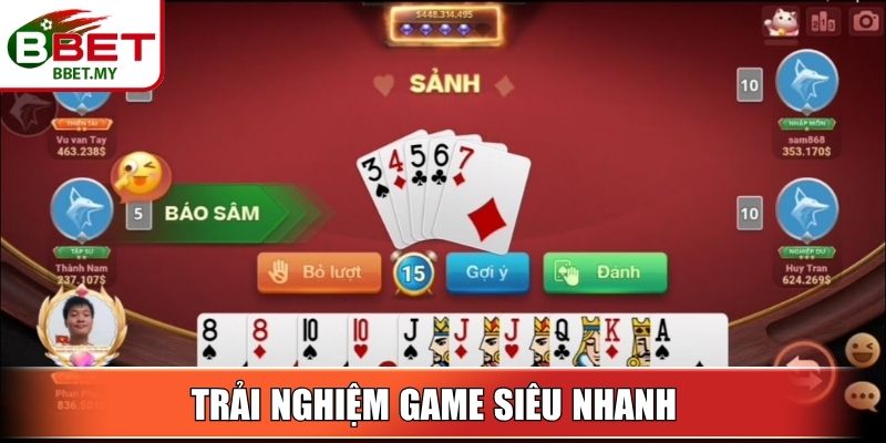 Tốc độ xử lý giao dịch và trải nghiệm game siêu nhanh