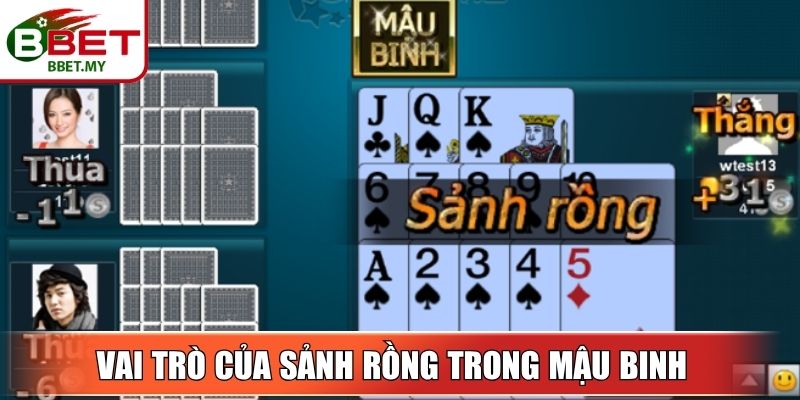 Sự khác biệt và vai trò của sảnh rồng trong Mậu Binh